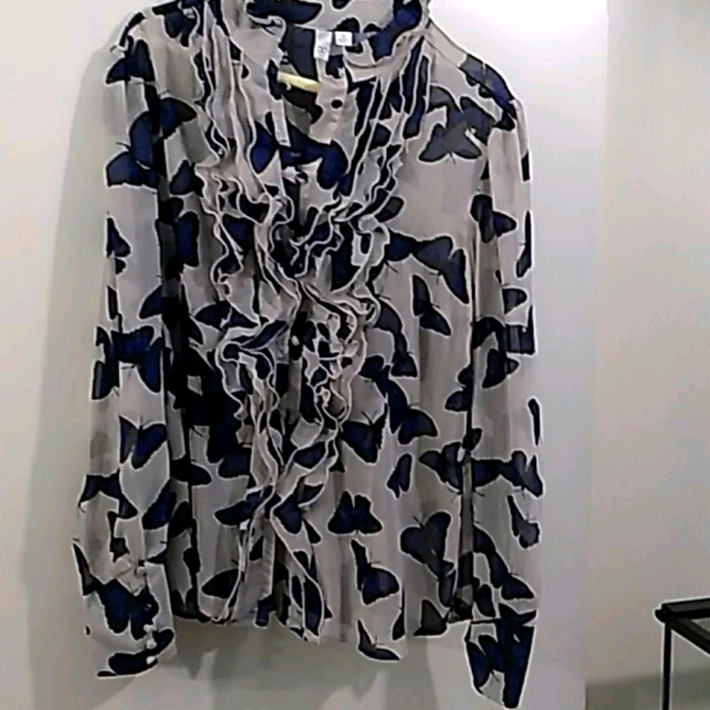 Butterfly blouse XL
